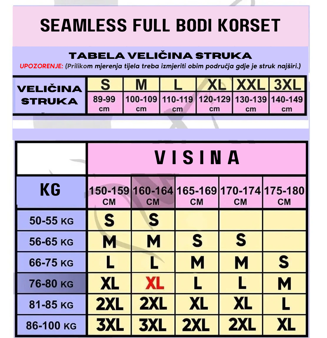 Seamless Full Bodi Korzet